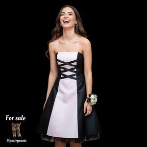 Jessica McClintock for Gunne Sax vintage 90's pink tuxedo dress sz 5 LIKE NEW